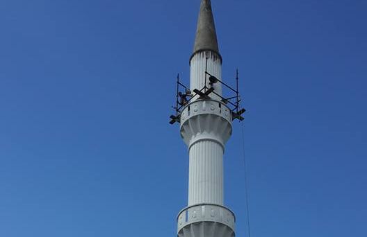 Merkez Camimizin Minaresi Boyanyor