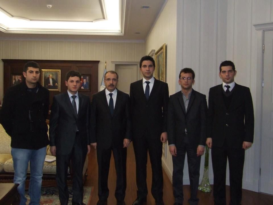 M.Muhsin Aksoy, Bakan Din�er�le G�r��t�