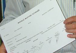 Muhtar ve Heyeti Mazbatalar�n� Ald�