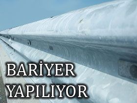 Hamurya Yoluna Bariyer Yap�l�yor